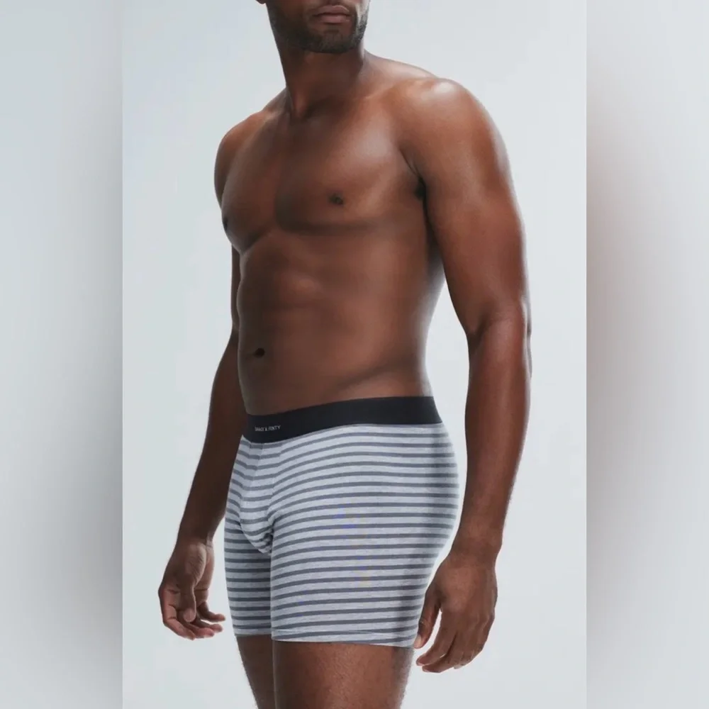 Savage X Fenty L Platinum Grey/Calm Grey Pencil Savage X Boxer Briefs